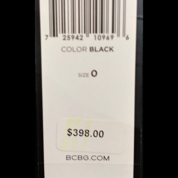 NWT BCBGMAXAZRIA Liv One Shoulder Cocktail LBD 0 - Picture 10 of 12